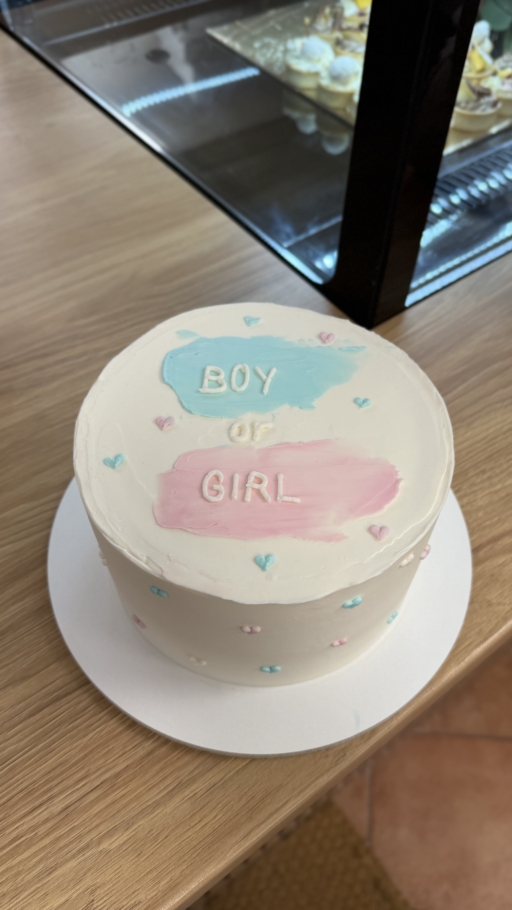 TORTA Boy or Girl - srdiečka